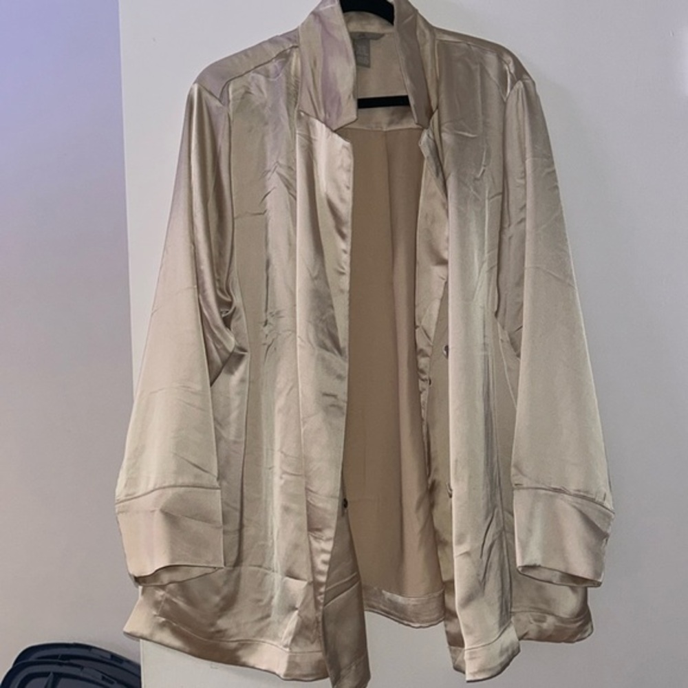 Silk blazer light weight